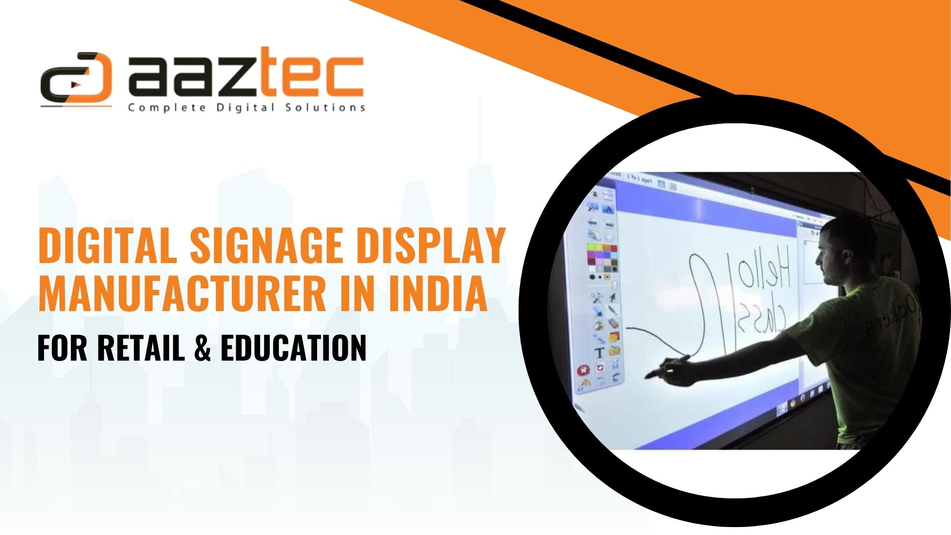 Affordable Digital Signage Display Manufacturer in India for Retail & Education