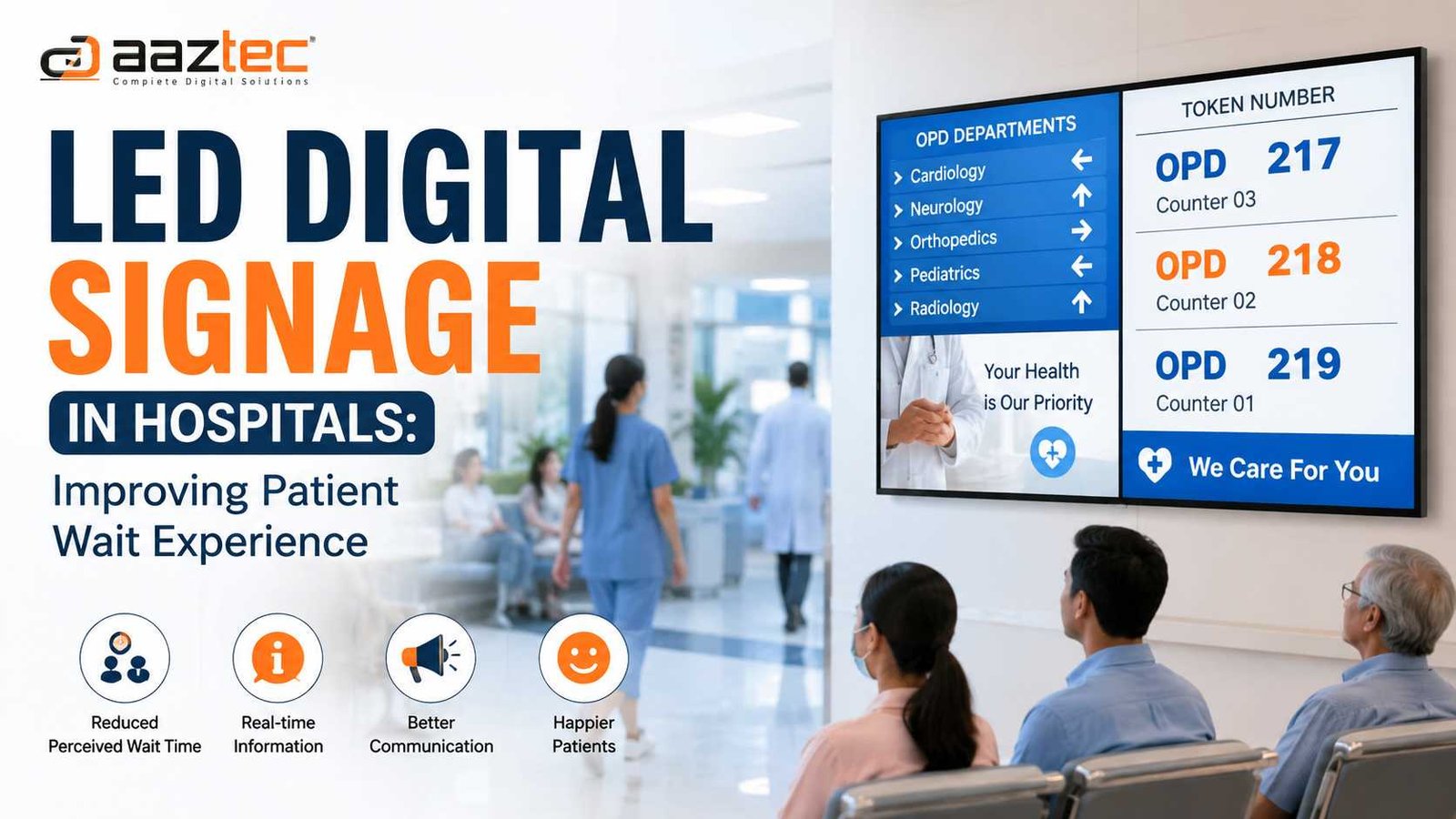 LED Digital Signage in Hospitals Improving Patient Wait Experience