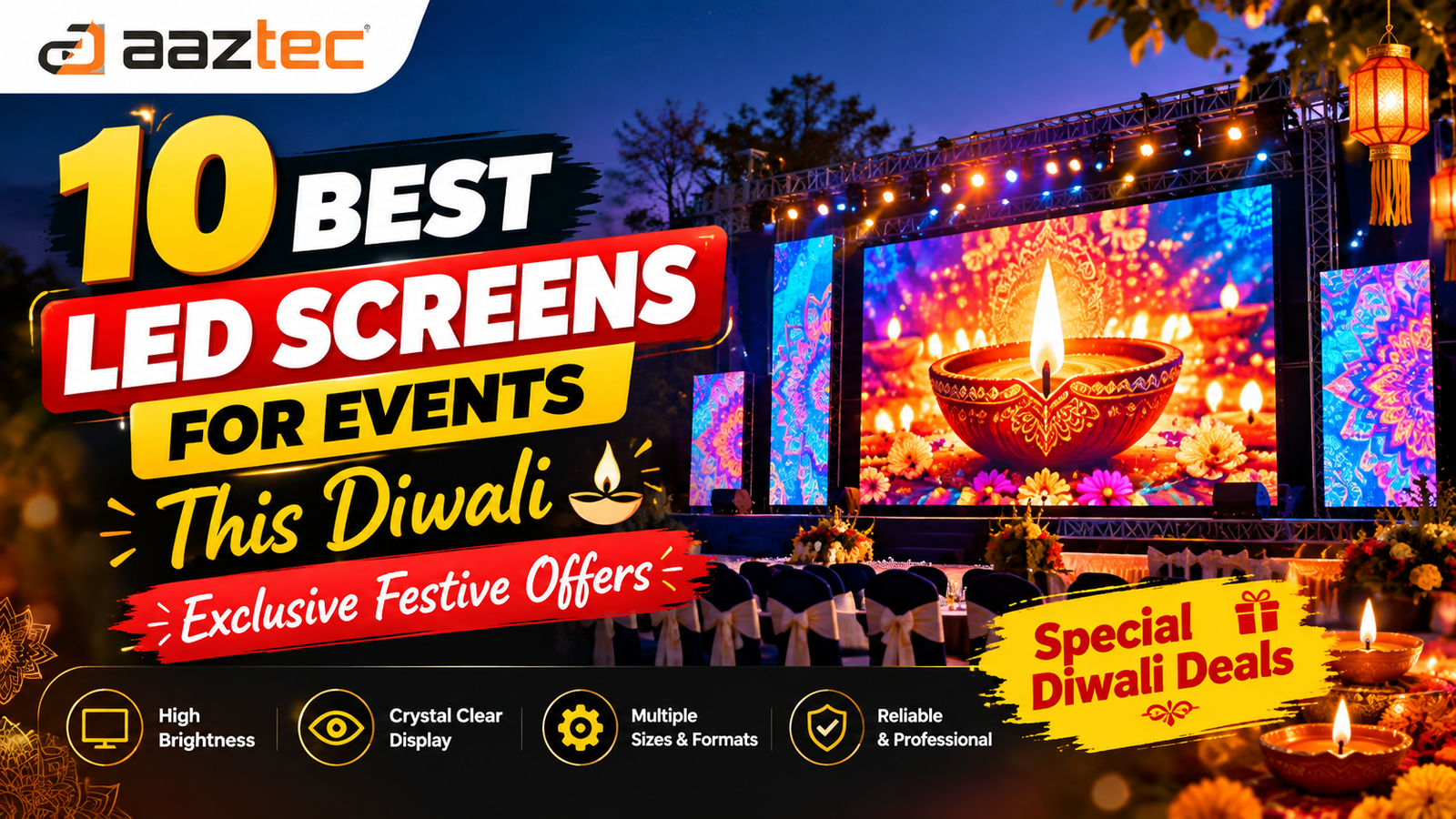 10 Best LED Screens for Events This Diwali – Exclusive Festive Offers